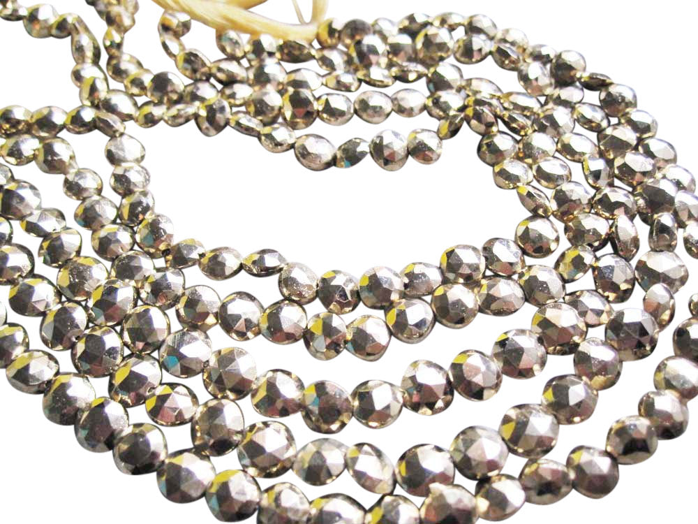 Pyrite Stone Beads