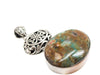 Turquoise Pendant Necklace Side