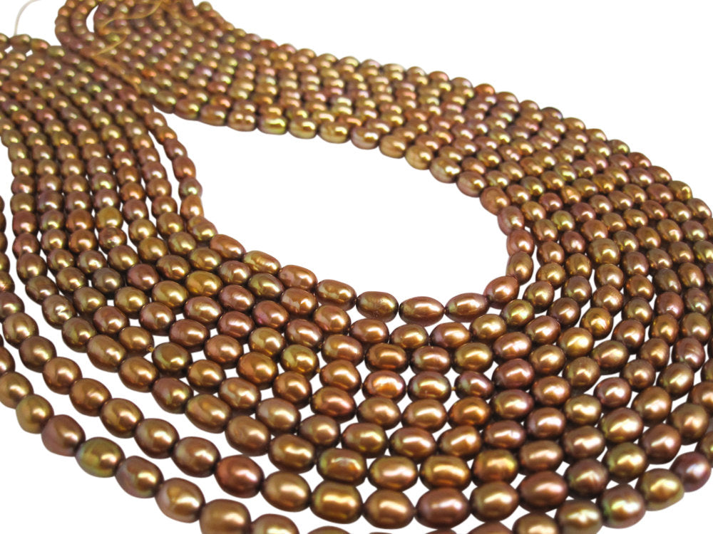 Natural Pearls Rice Shape