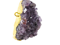 Amethyst Druzy Pendant