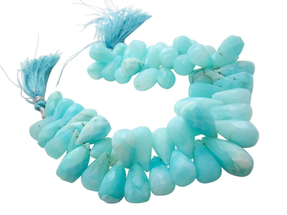 Peruvian Opal Teardrops