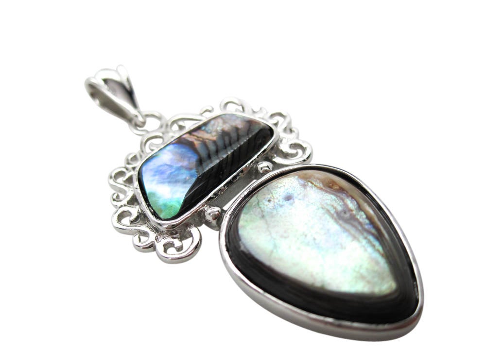 Abalone Silver Pendant