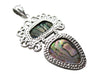 Silver Abalone Shell Pendant