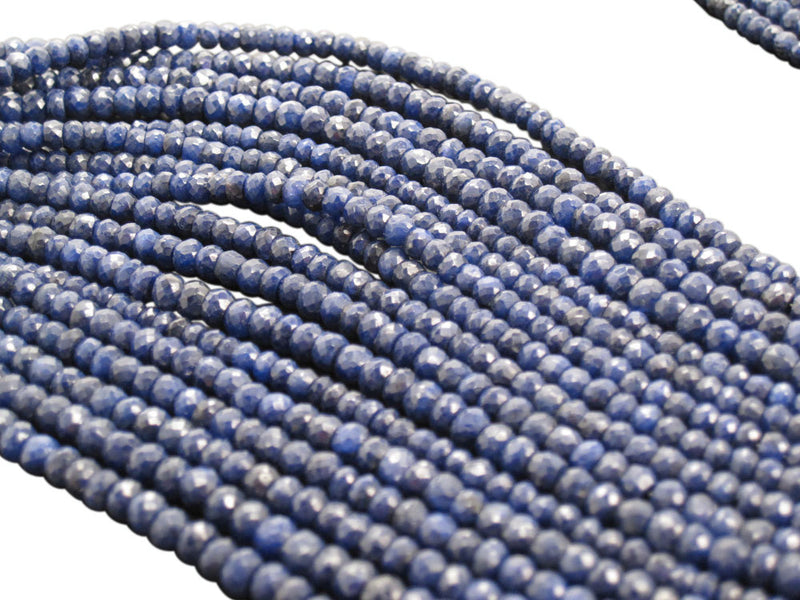 Blue Sapphire Rondelles