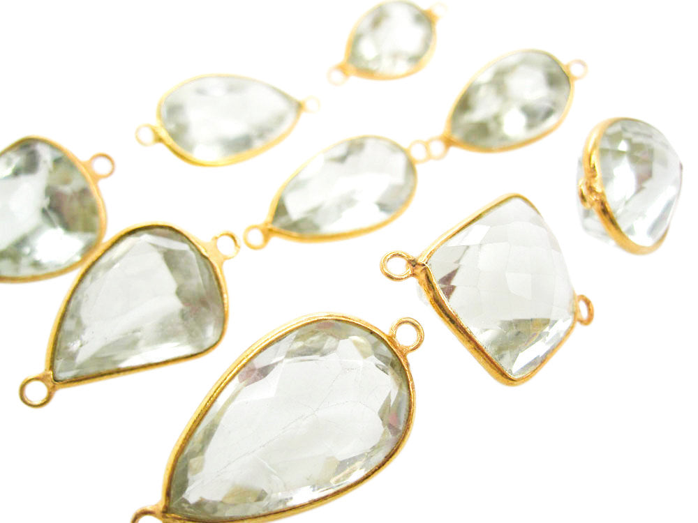 Green Amethyst Connectors
