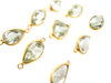 Gold Gemstone Connectors