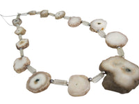 Druzy Stone Coin Shape