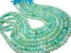 Green Opal Rondelles