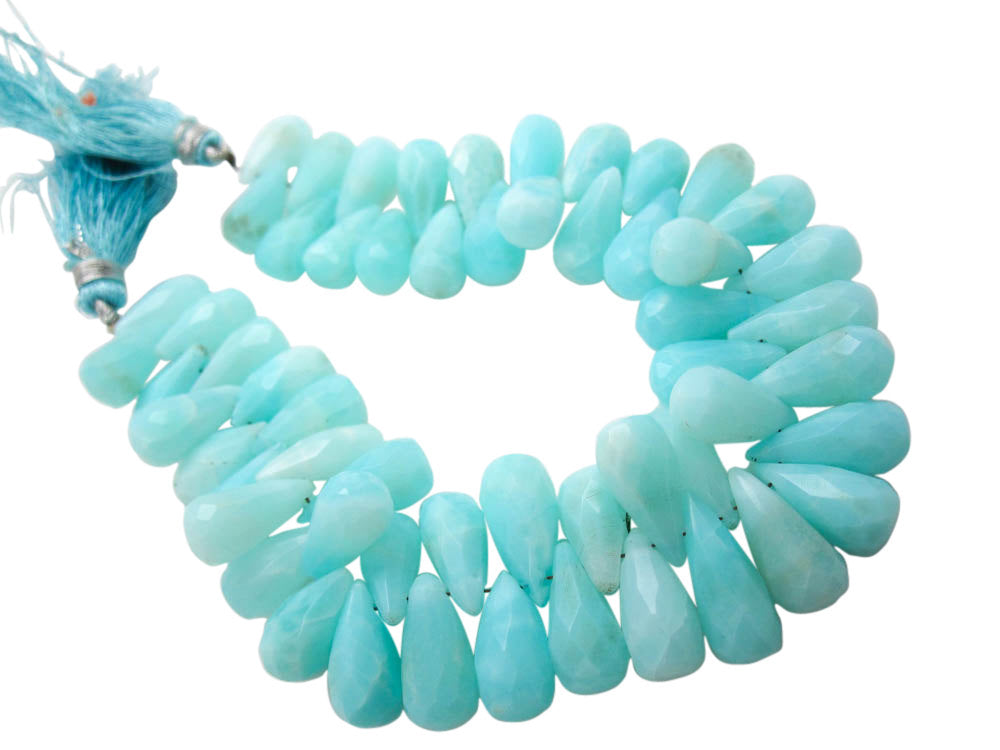 Peruvian Opal Teardrops