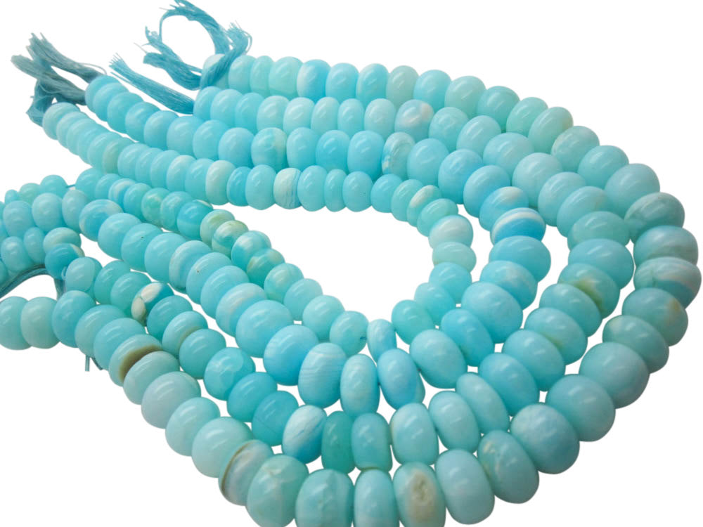 Blue Peruvian Opal Beads