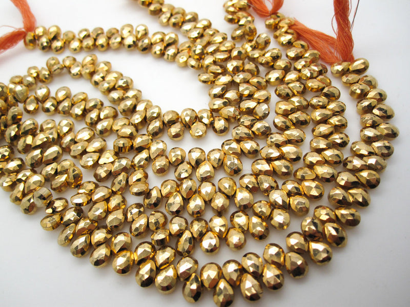 Pyrite Stone Beads