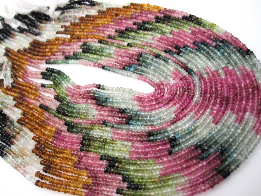 Watermelon Tourmaline Beads