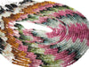 Watermelon Tourmaline in Faceted Rondelles