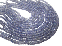 Tanzanite Stone Beads in Faceted Rondelles