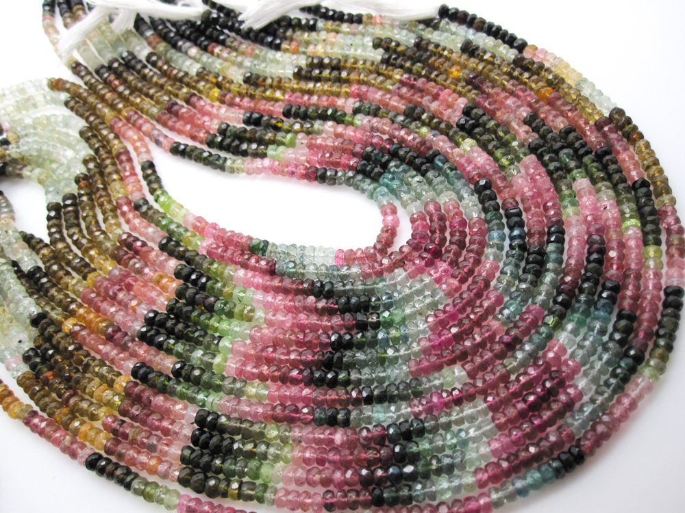 Tourmaline Stone Rondelles