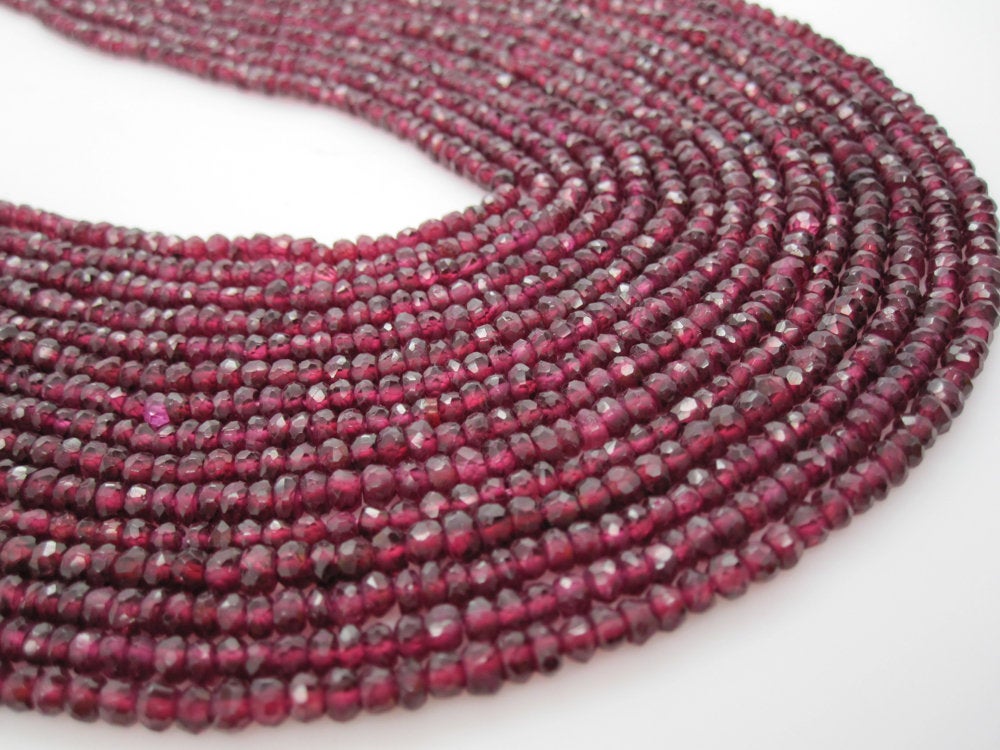 Natural Garnet Beads, Garnet Round Shape Beads, 6 mm Garnet Smooth Gem –  Triveni Crafts