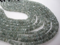 Moss Aquamarine Gemstone Beads