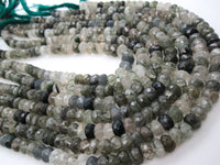 Green Rutilated Quartz Gemstones Side