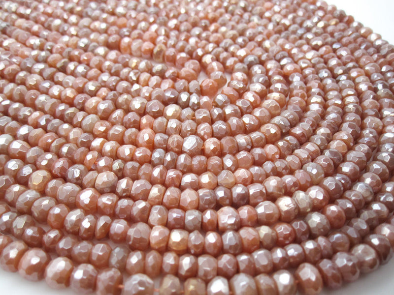 Peach Moonstone Beads