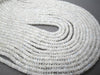 Moonstone Gemstone Beads | Faceted Rondelles | 4mm to 4.5mm