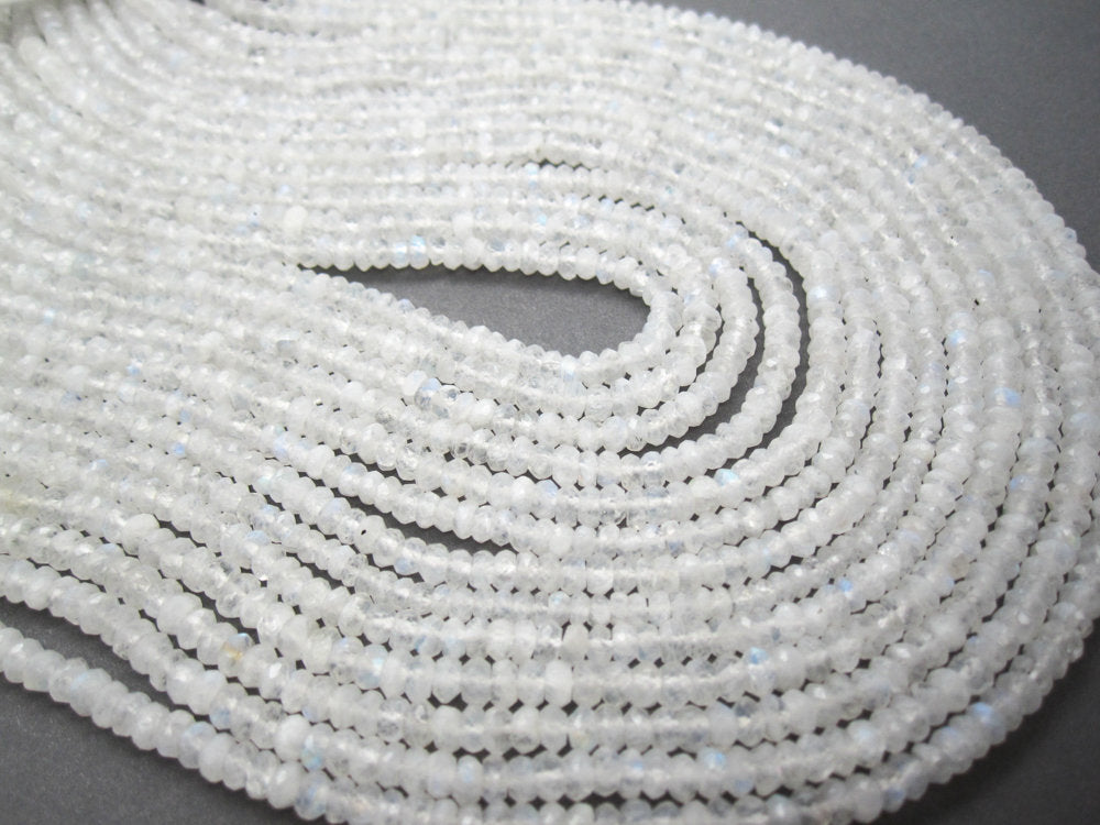 Moonstone Gemstone Beads Side