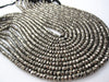 Pyrite Stone Rondelles Top