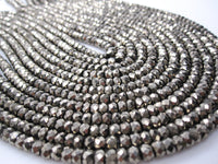 Pyrite Rondelles Top