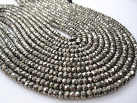 Pyrite Rondelle Beads