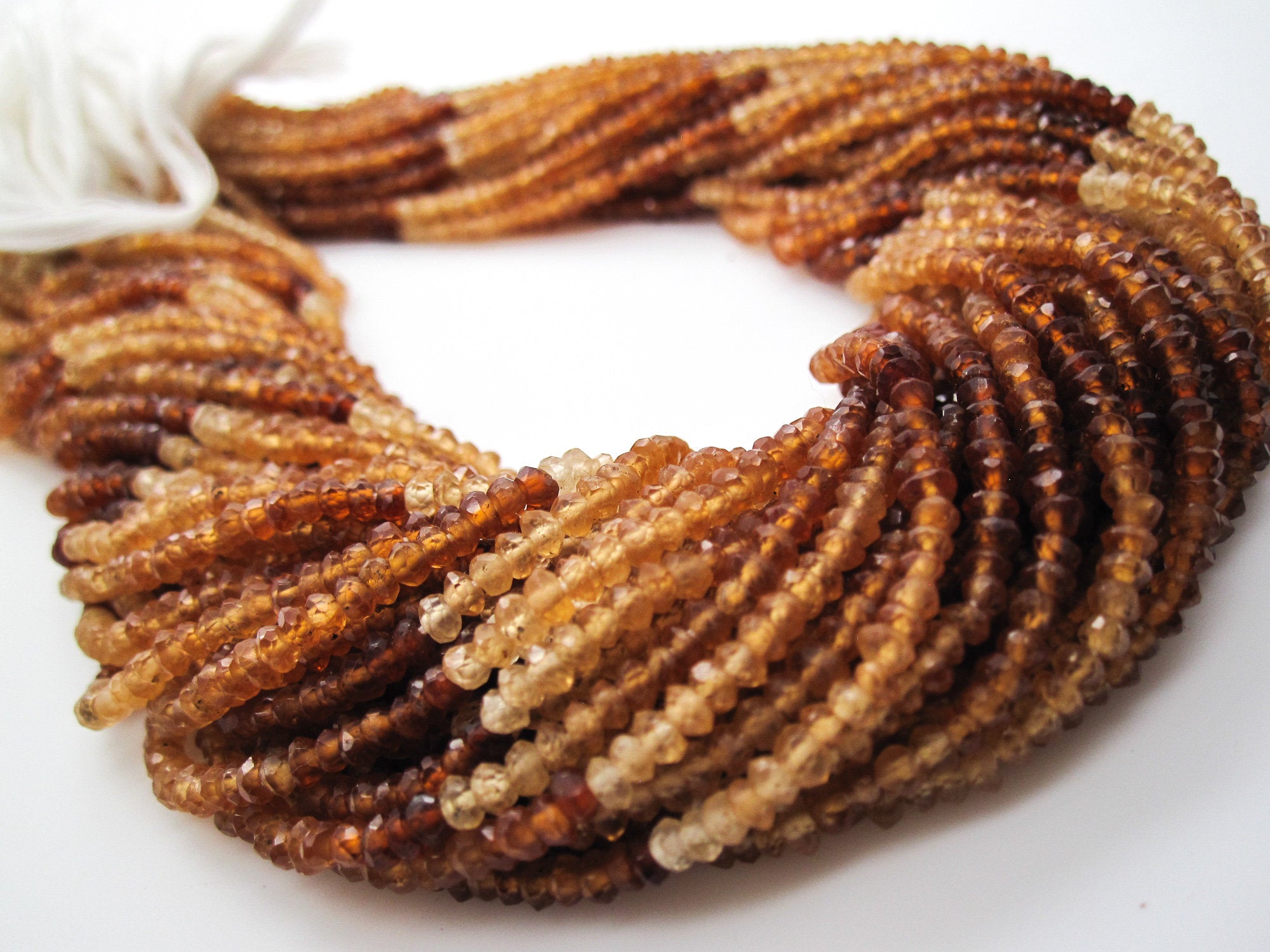 Hessonite Garnet Beads