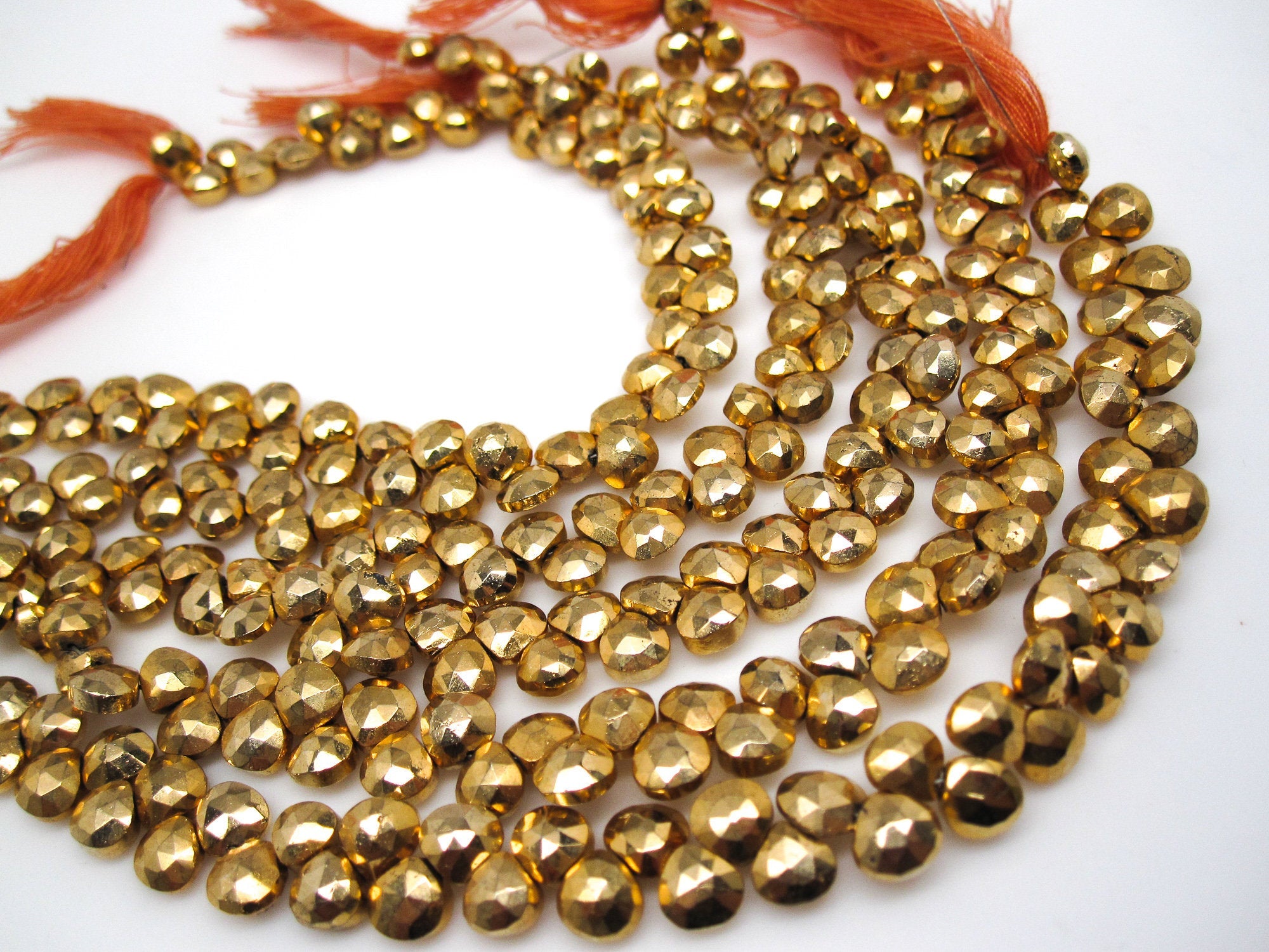 Pyrite Stone Beads