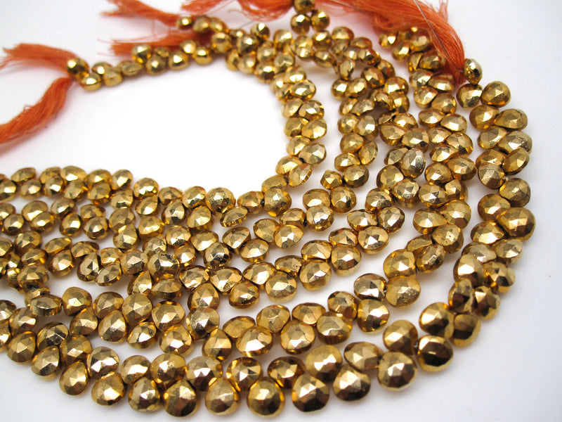 Pyrite Stone Beads