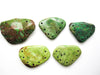 Turquoise Stone Pendant | Freeform Shape | Green Turquoise | Multi Hole Drilled