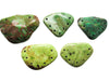 Green Turquoise Pendant with Multi Hole Drilled