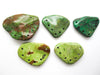 Turquoise Stone Pendant | Freeform Shape | Green Turquoise | Multi Hole Drilled