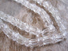 Crystal Quartz Beads Cubes and Rondelles